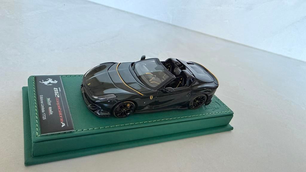 Ferrari 812 Competizione A 1/43 BBR Calsito Verde Zeltweg, Hobby en Vrije tijd, Modelauto's | 1:43, Ophalen of Verzenden, Nieuw