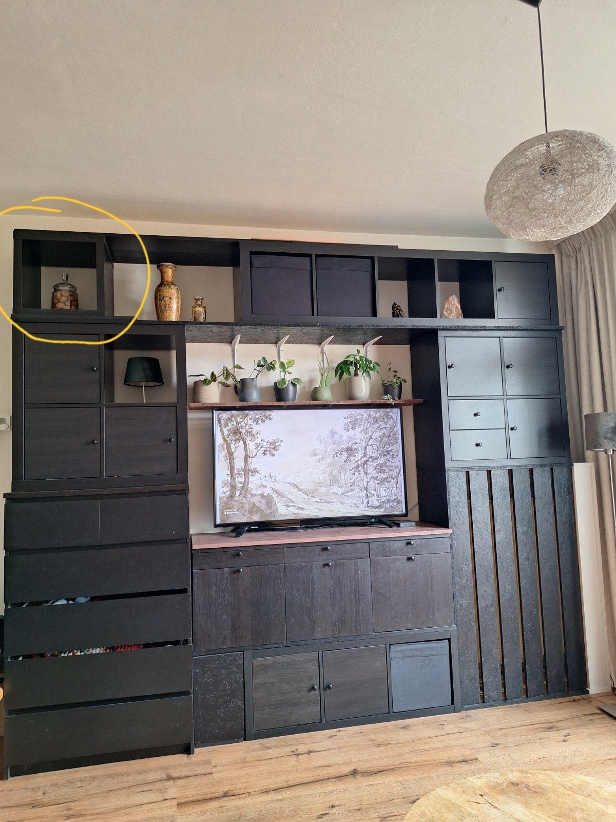 Ikea Kallax 1 vak vakkenkast/kubus, Ophalen, Minder dan 50 cm, Gebruikt, Minder dan 100 cm