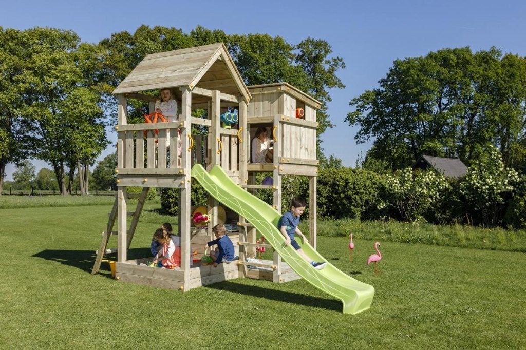 GRATIS GLIJBAAN | Klimtoestel hout | Blue Rabbit Palazzo, Kinderen en Baby's, Speelgoed | Buiten | Speeltoestellen, Welles Tuinhout