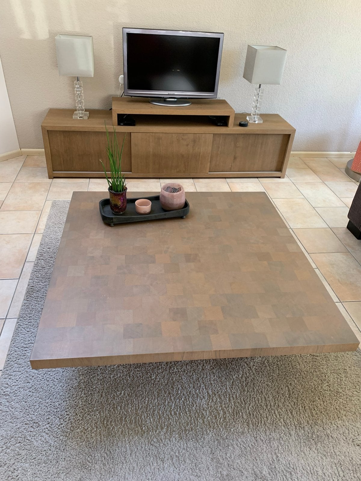 Gratis salontafel van Nuance uit Oud Beijerland, Gebruikt, 100 tot 150 cm, Vierkant, Ophalen of Verzenden