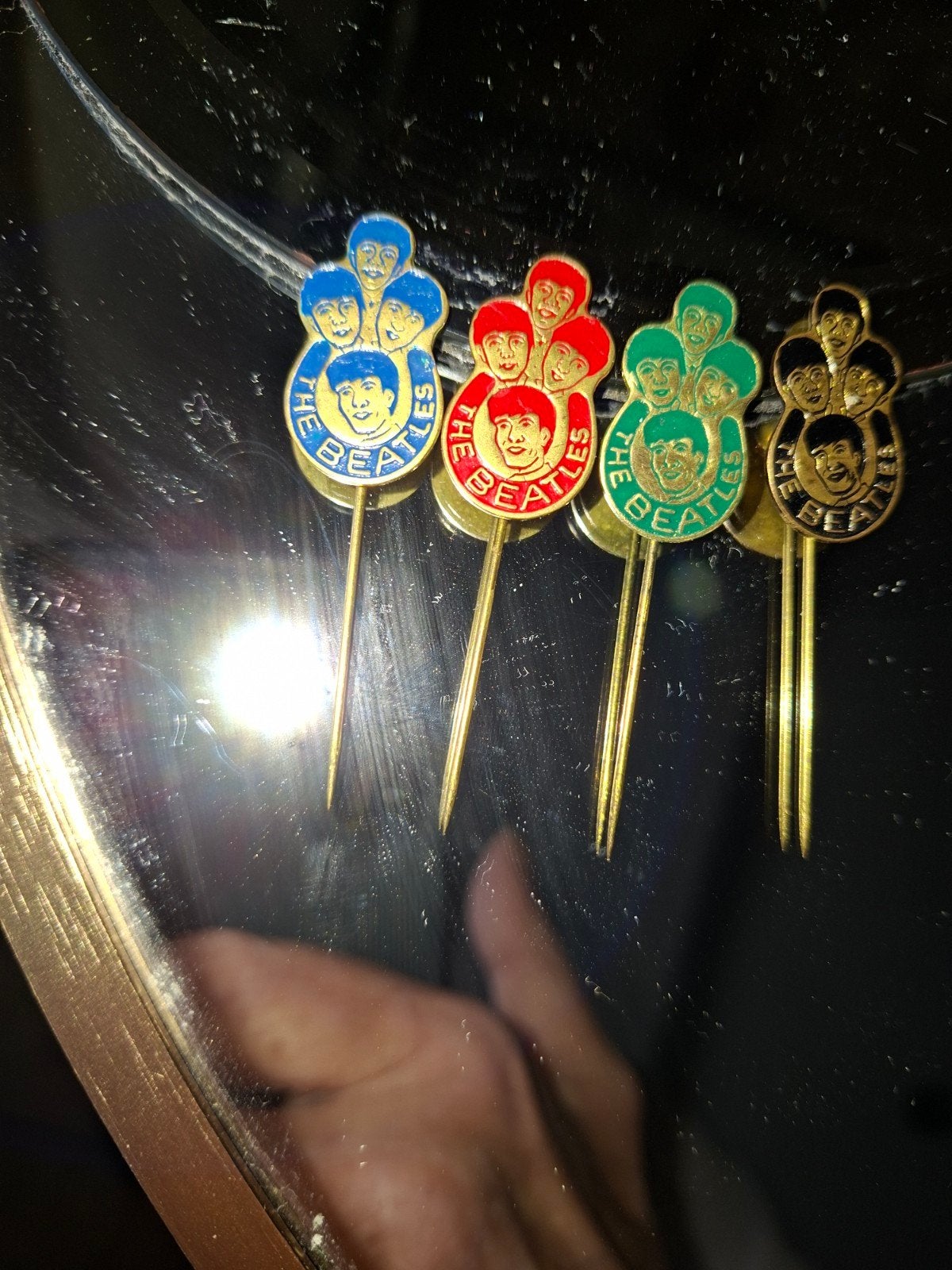 Vintage The Beatles Spelden Set - Collectors Item, Ophalen of Verzenden, Gebruikt