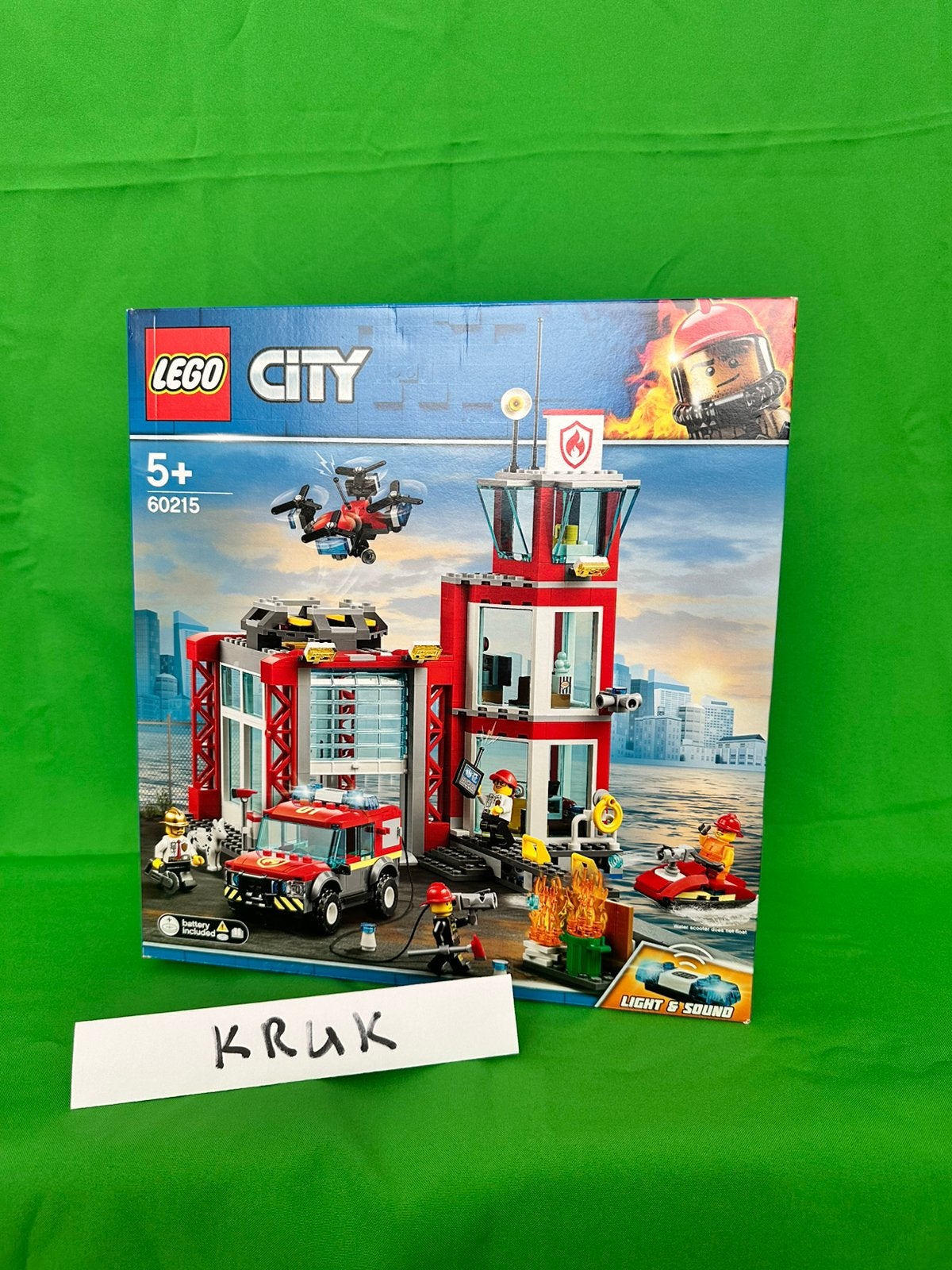 Lego City Brandweerkazerne 60215 (NIEUW), City, Lego, Nieuw, Ophalen of Verzenden