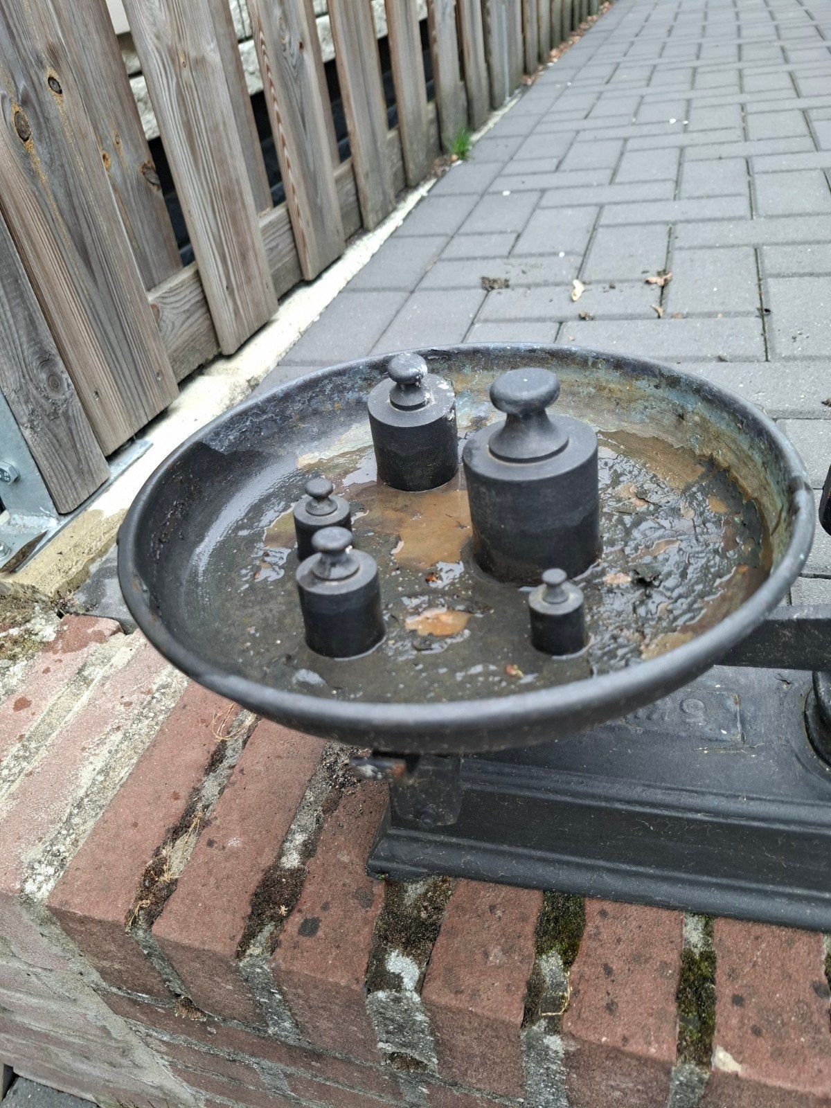 weegschaal, Tuin en Terras, Ophalen, Gebruikt, Overige materialen