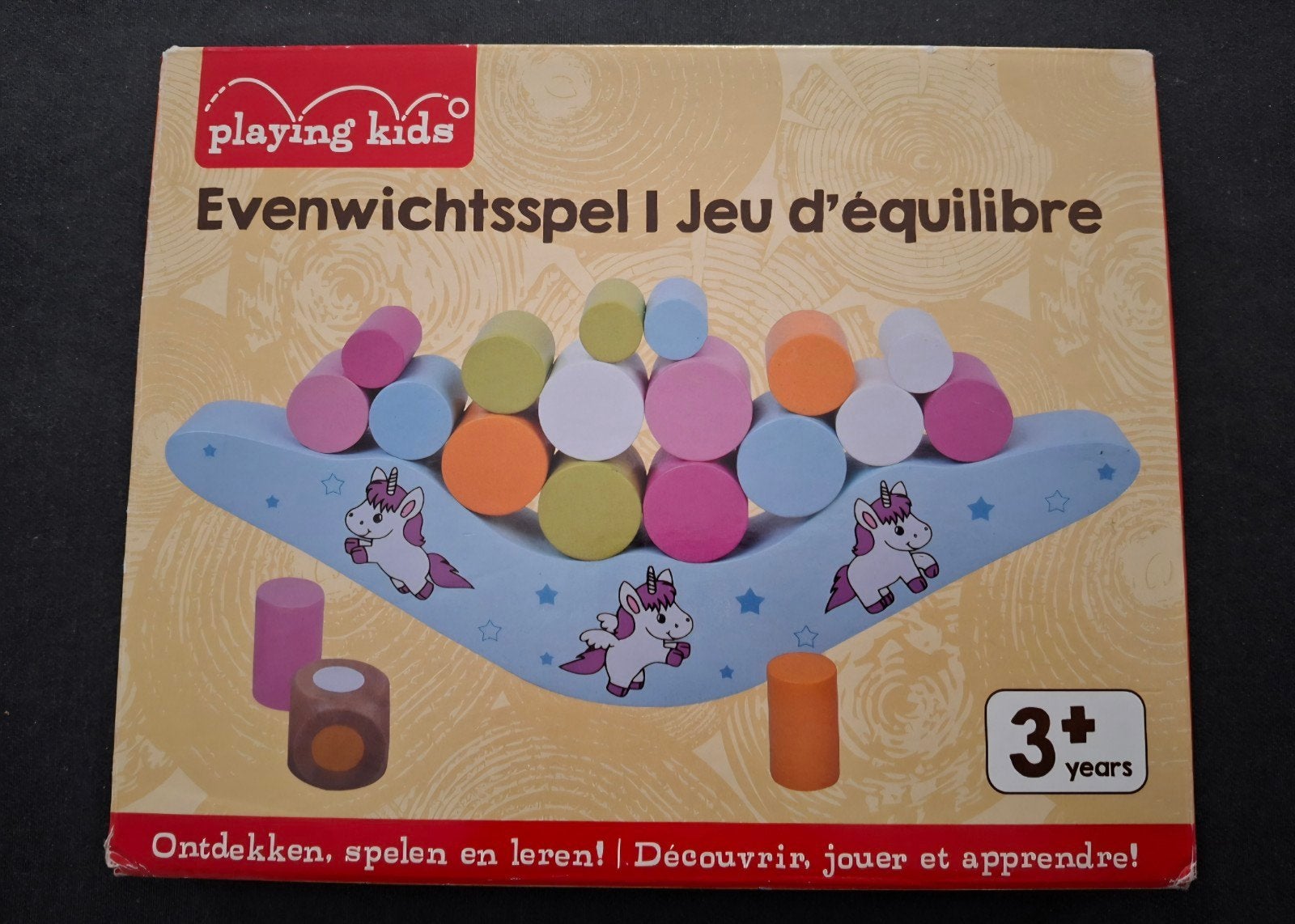 Evenwichtsspel eenhoorn unicorn balansspel houten speelgoed, Ophalen of Verzenden, Zo goed als nieuw, Ontdekken