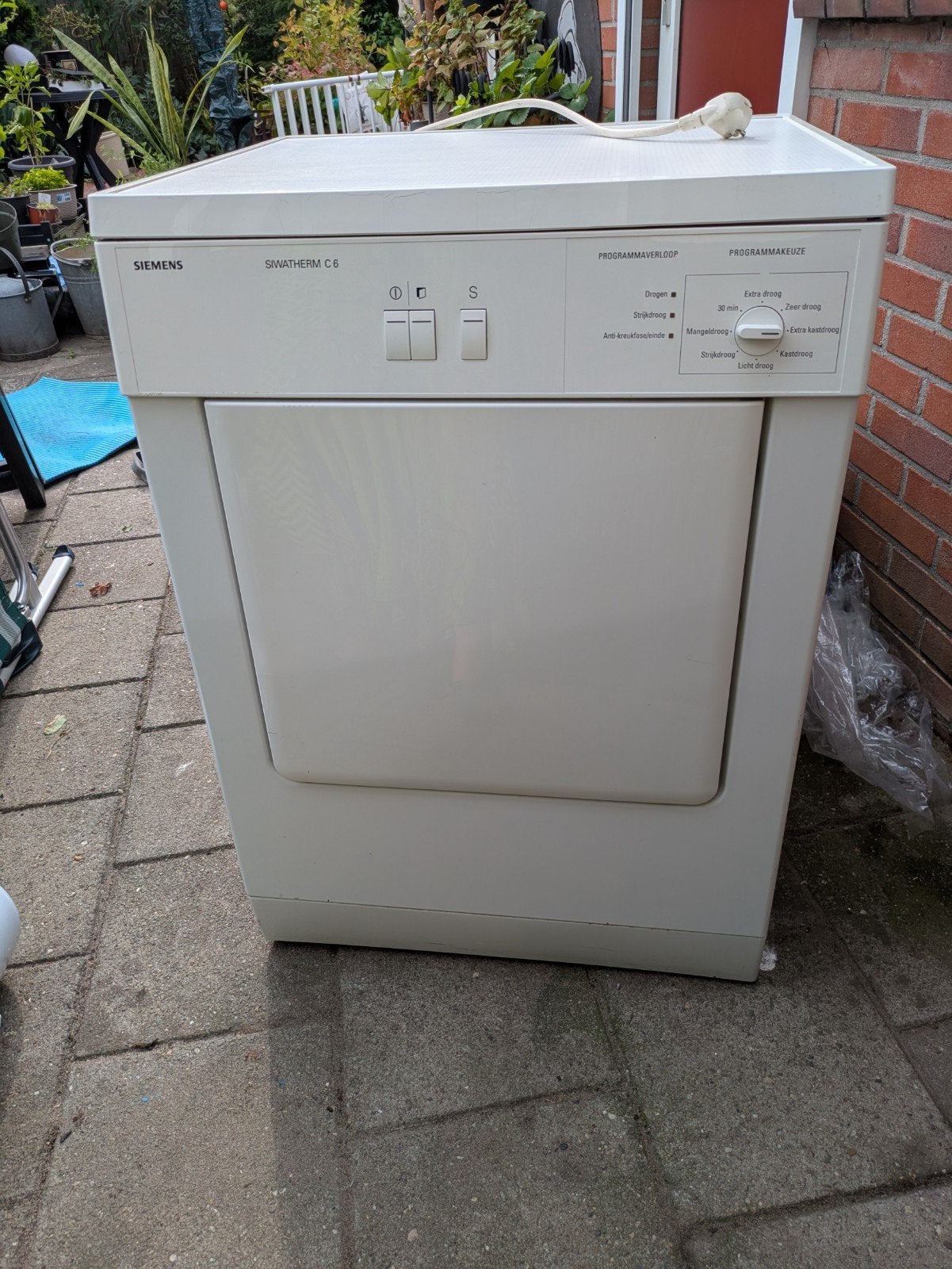 Siemens Siwatherm C6 wasdroger - Gebruikt, 6 tot 8 kg, Gebruikt, Luchtafvoer, Ophalen of Verzenden