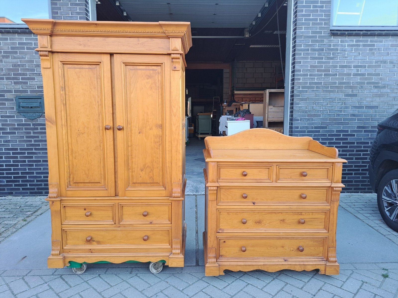 set kledingkast commode