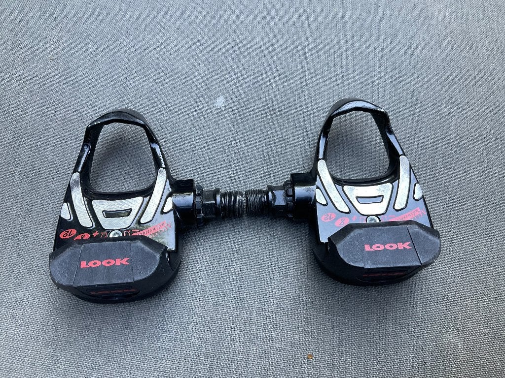Look klikpedalen, Fietsen en Brommers, Fietsonderdelen, Crankstel of Pedalen, Gebruikt, Staal, Look