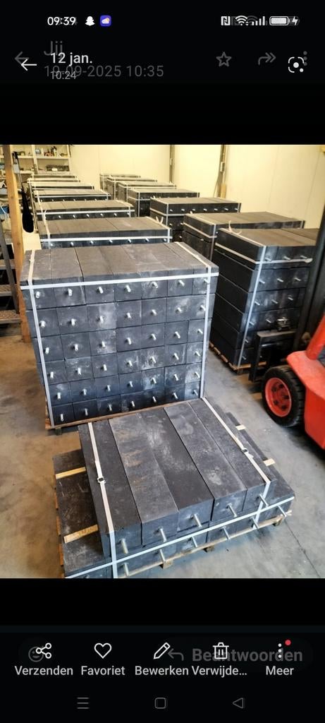 Voorjaarsactie! Betonpoeren 15x15x60 – Tijd om te bouwen, Ophalen, Nieuw