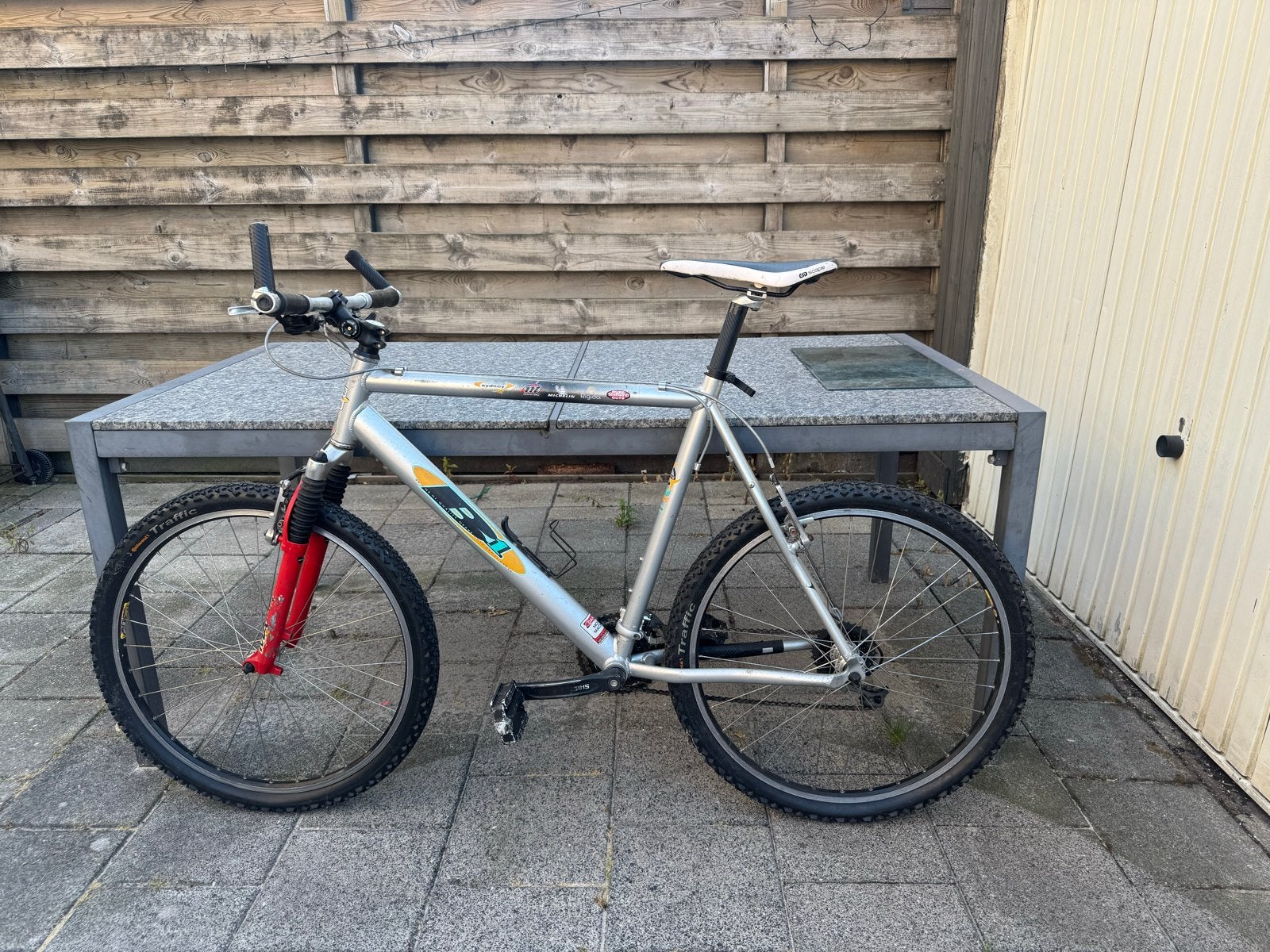 Mountainbike mag weg tegen elk aannemelijk bod, Gebruikt, Geen vering, 53 tot 57 cm, Ophalen
