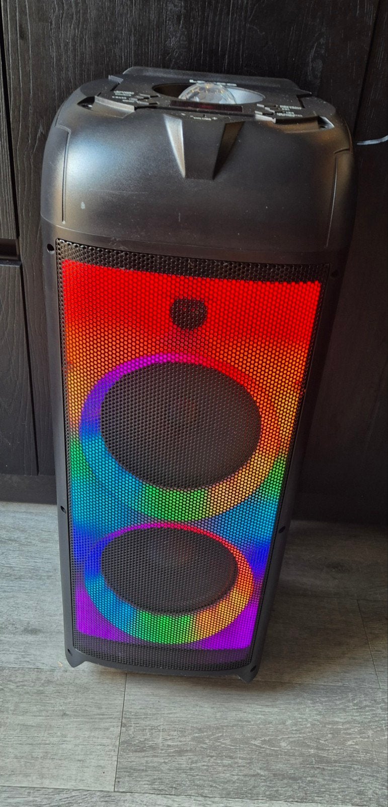 Lenco PA-360BK Party Speaker 150W RMS – Bluetooth Disco/360, Ophalen, Zo goed als nieuw