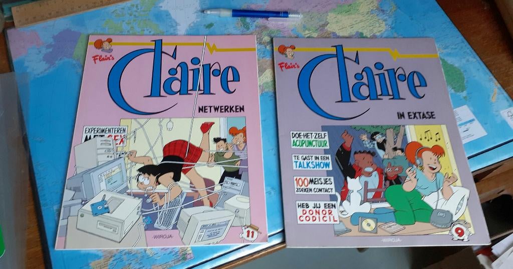 3X Claire - Flair's, Meerdere stripboeken, Verzenden, Zo goed als nieuw
