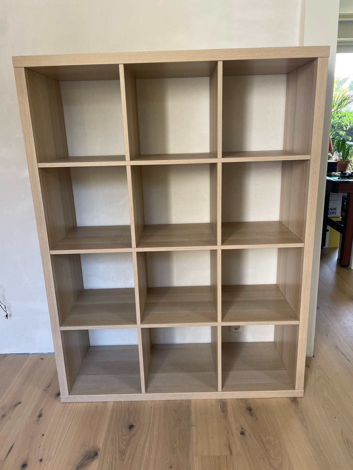 Ikea Kallax vakkenkast met 12 vakken - Zo goed als nieuw, Met plank(en), 100 tot 150 cm, Ophalen of Verzenden, Zo goed als nieuw