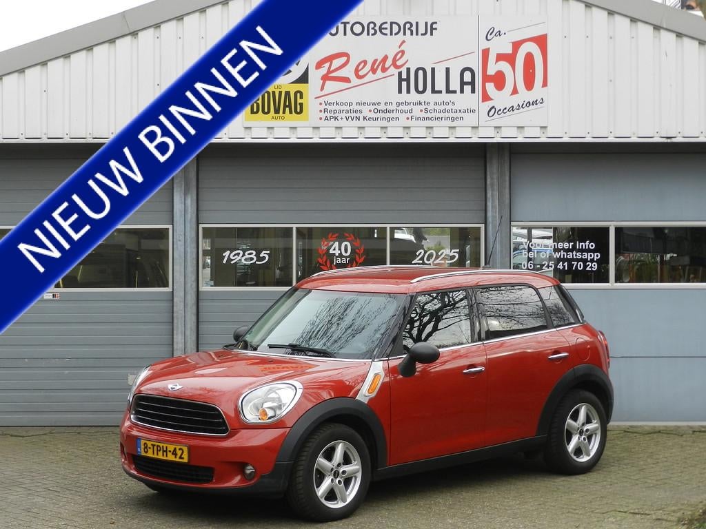 MINI Countryman 1.6 One Business Line Navi PDC Cruise contr, Voorwielaandrijving, Gebruikt, Leder en Stof, Bedrijf