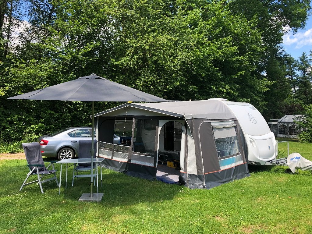 Mooie voortent in goede conditie, maat 10, Caravans en Kamperen, Voortenten en Luifels, Ophalen, Gebruikt, Ten Cate All Season 240g/m2