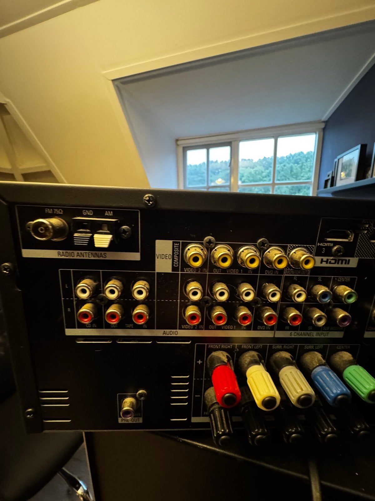 Harman Kardon AVR 2550 AV Receiver - Dolby Digital DTS, Gebruikt, 60 tot 120 watt, Ophalen, Overige merken