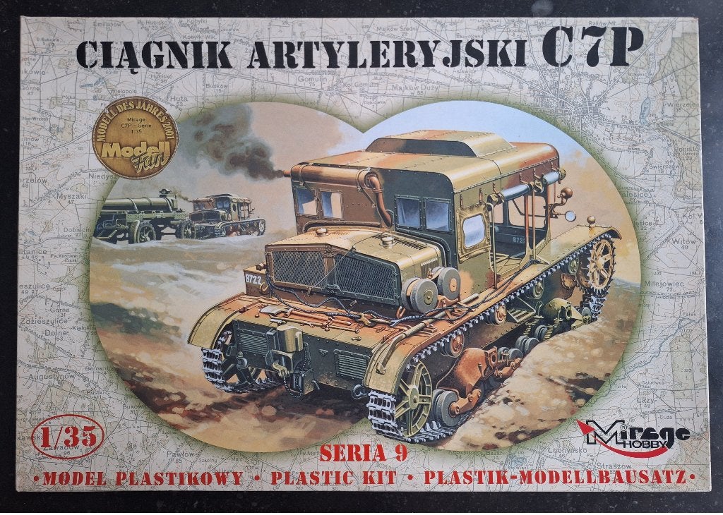 C7P Poolse artillerie tractor - Mirage Hobby 1/35, Overige merken, Tank, Verzenden, 1:32 tot 1:50