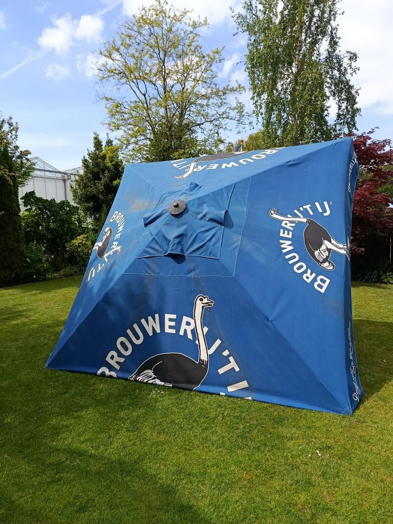Brouwerij t ij parasols 4 bij 4 meter zonder voet, Ophalen, Meer dan 4 meter, Overige typen