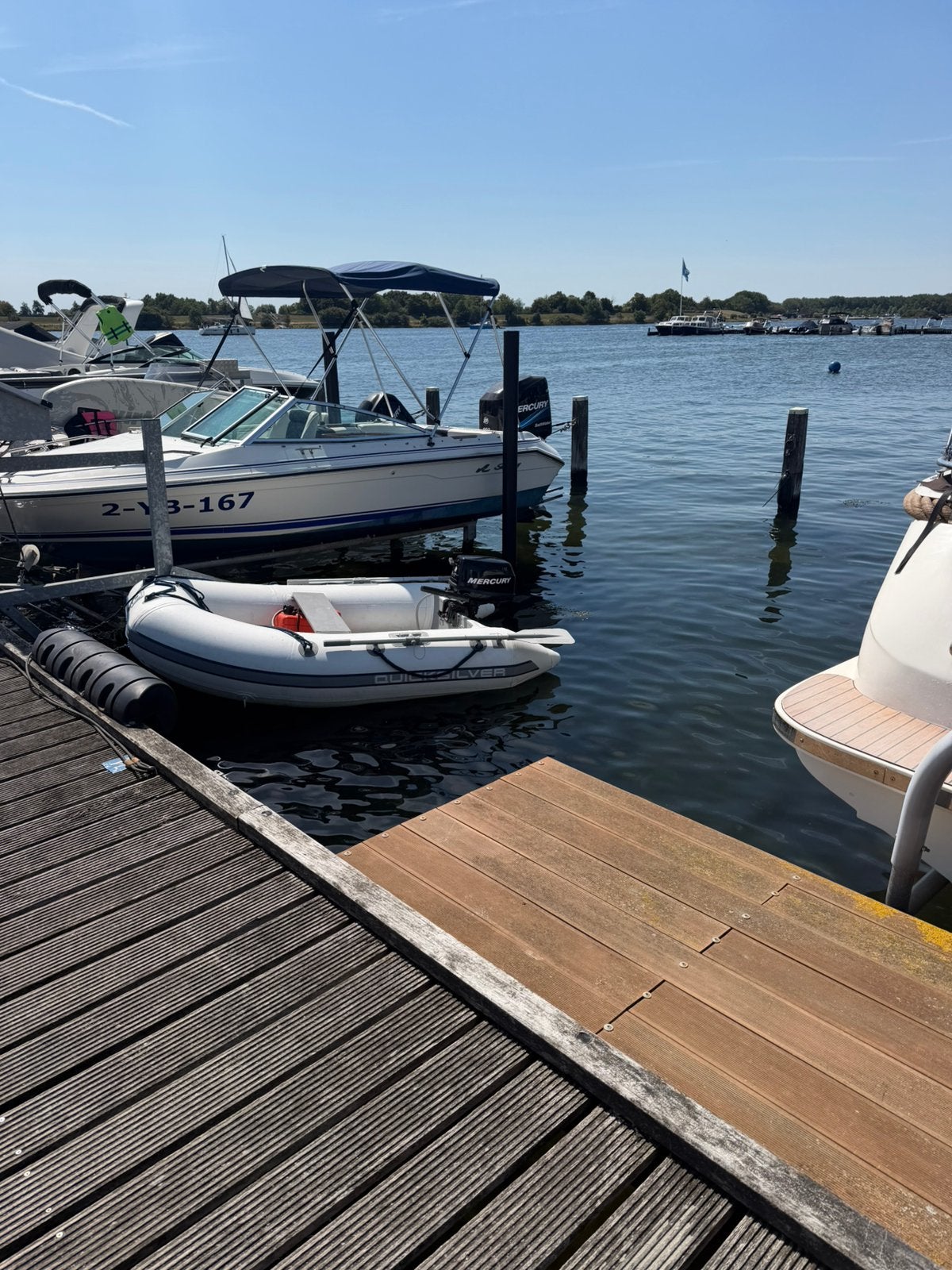 Prachtig Quicksilver rubberbootje met Mercury 6pk motor, Ophalen, Aluminium, Quicksilver, Inclusief motor