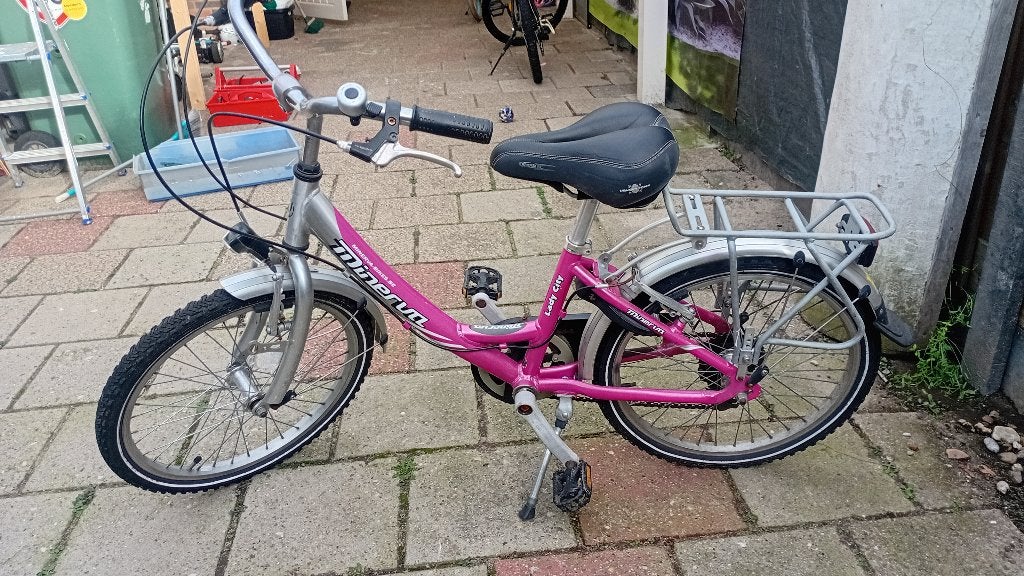 Meisjes fiets 18 inch., Ophalen, Gebruikt, Velgrem, Versnellingen