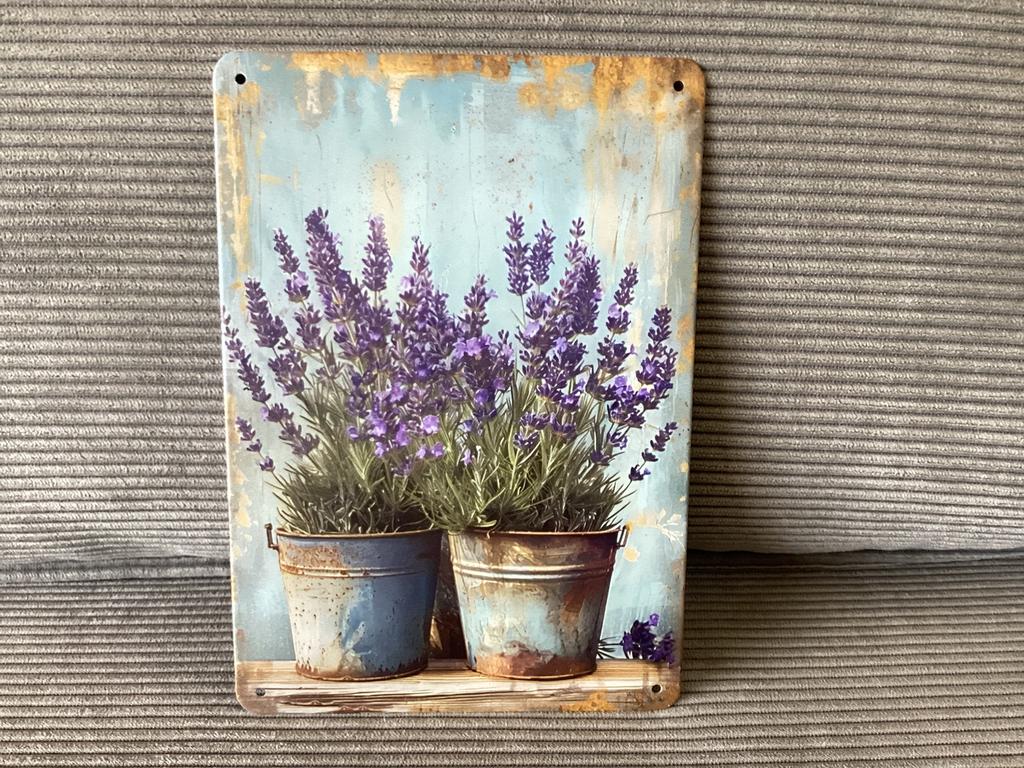 Lavendel bordje 14x20cm NIEUW, Ophalen of Verzenden, Nieuw