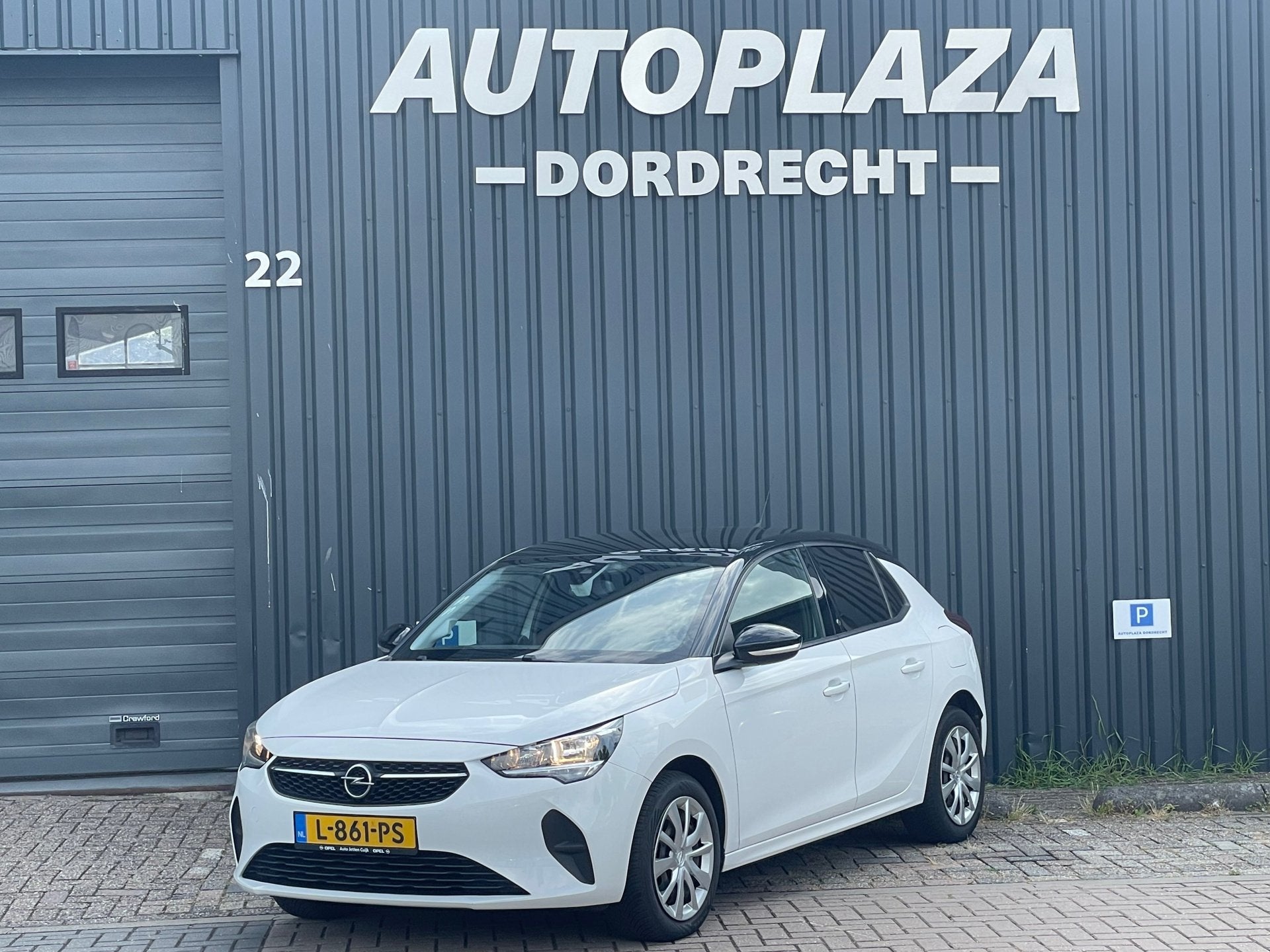 Opel Corsa-e Edition 50 kWh|DealerOnderh|Carplay|Navi|PDC|Cr, 330 km, 136 pk, Gebruikt, Wit