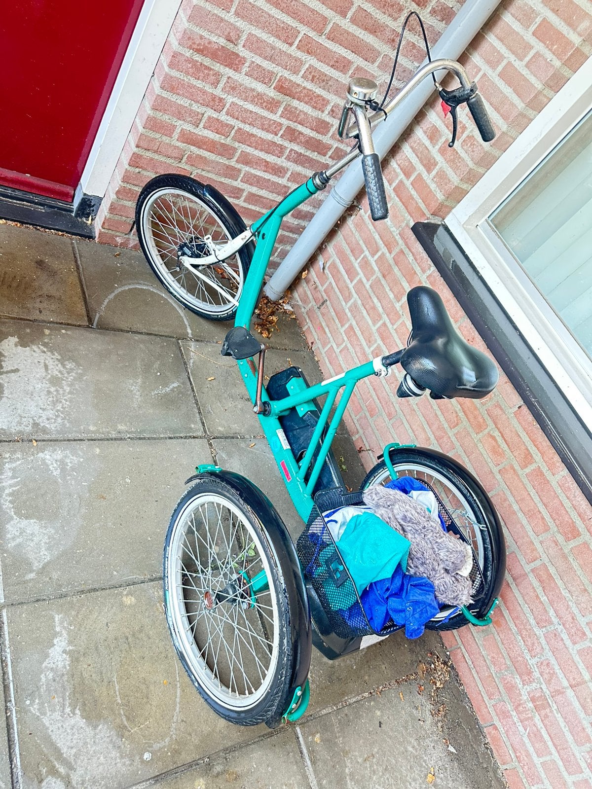 Driewieler fiets, Ophalen, Gebruikt
