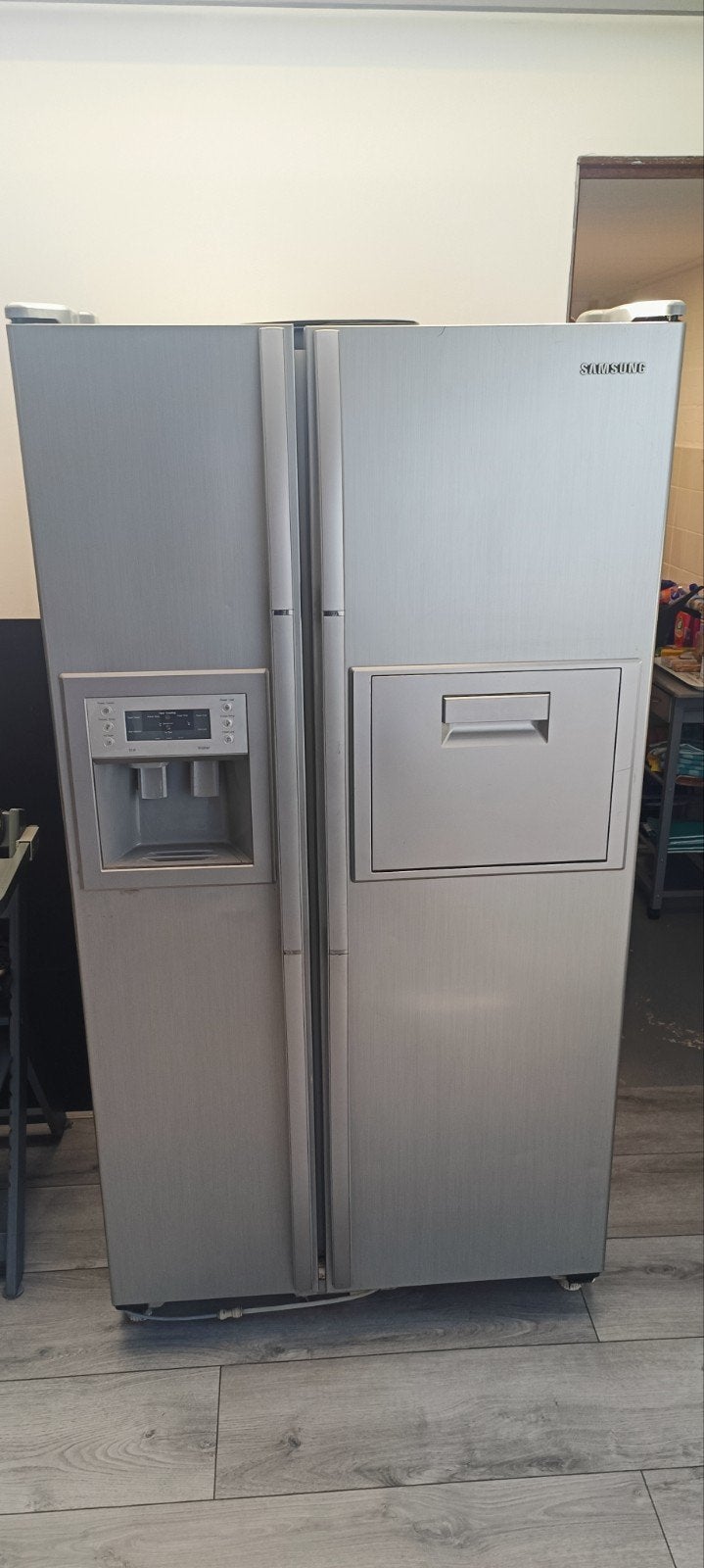 Samsung Amerikaanse koel-vries combinatie, Ophalen, Gebruikt, 200 liter of meer, 60 cm of meer