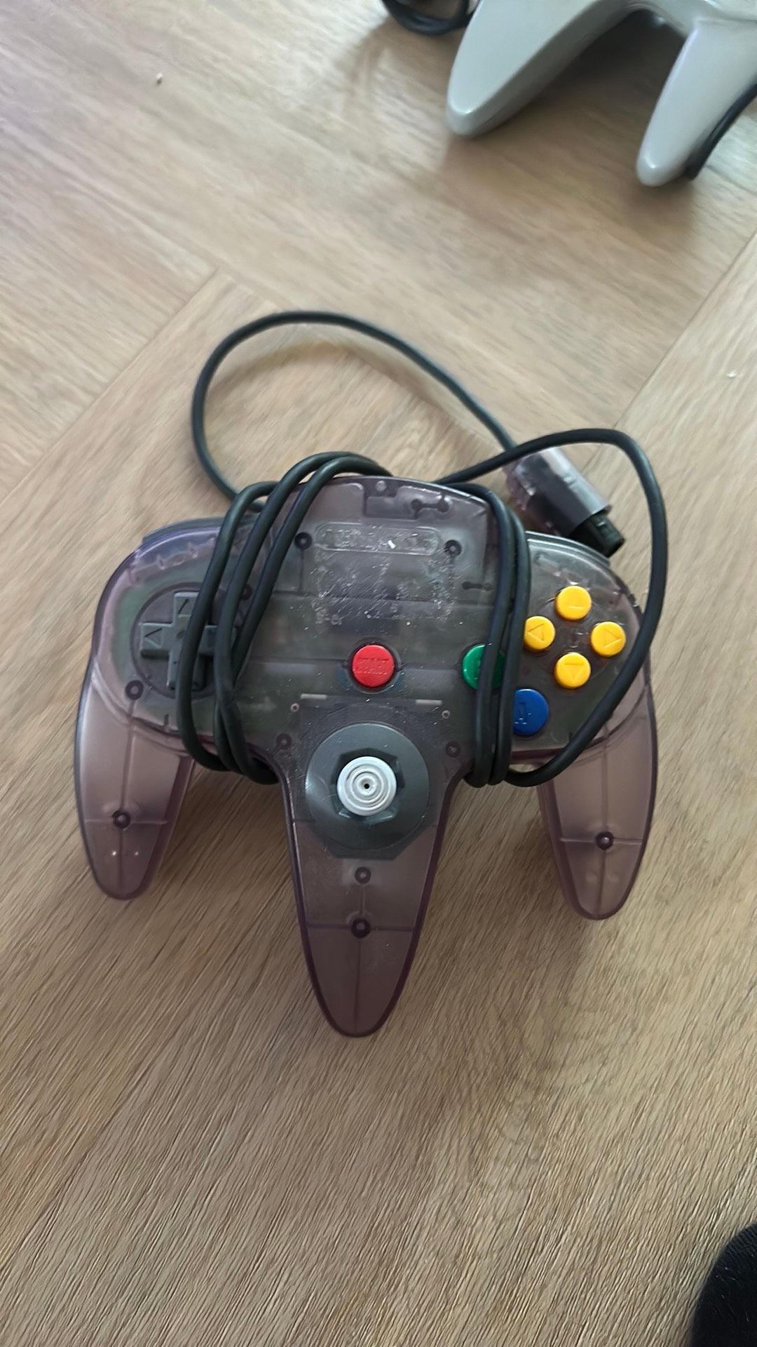 Nintendo 64 Controller - Clear Purple orgineel goede staat, Spelcomputers en Games, Spelcomputers | Nintendo 64, Ophalen of Verzenden