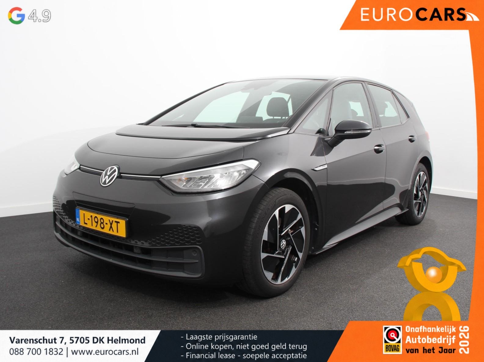 Volkswagen ID.3 Pro 58 kWh SOH 89% Navigatie Apple CarPlay A, Auto's, Automaat, 34 min, Gebruikt, 375 min