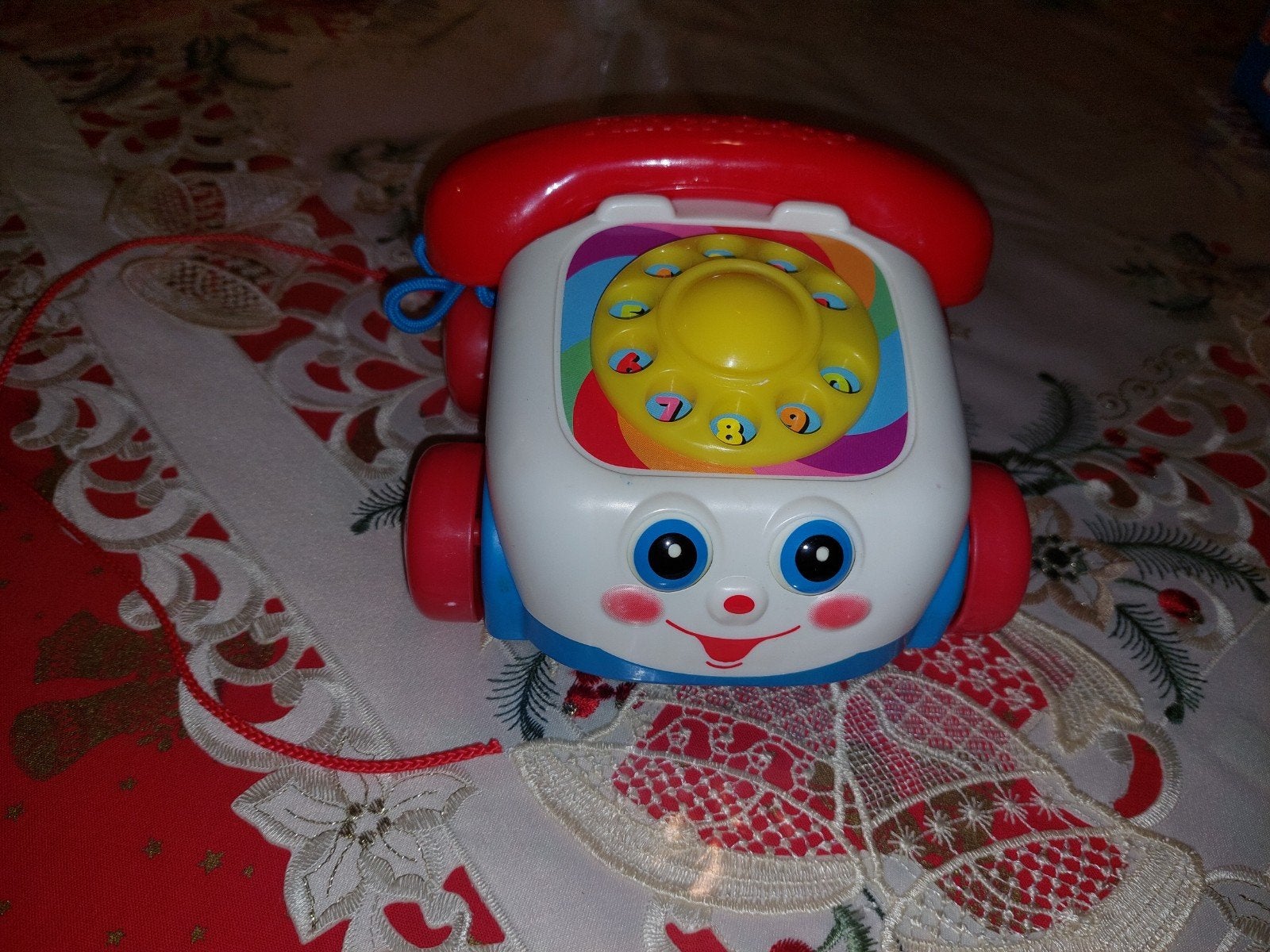 Fisher-Price. Ring! Ding. Telefoon. Vintage., Kinderen en Baby's, Ophalen of Verzenden, Zo goed als nieuw, Duw- of Trekspeelgoed