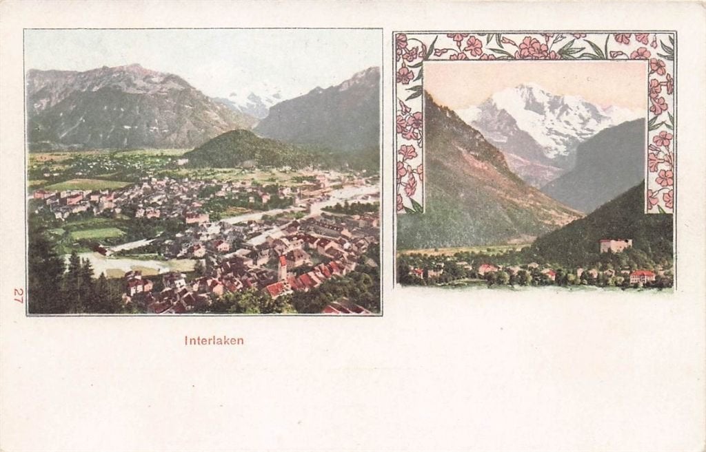 702-352-043 Interlaken, Ophalen of Verzenden, Voor 1920, Overig Europa