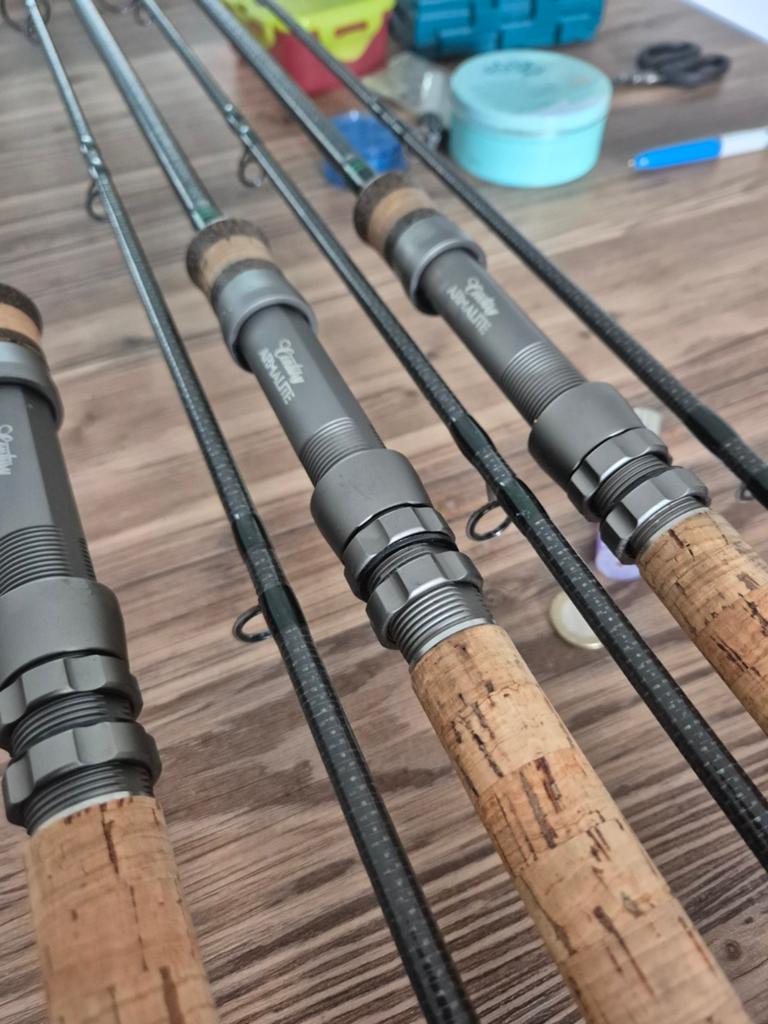 3x century armalite 10ft kurk 3x trakker slee, Ophalen, Zo goed als nieuw, Werphengel