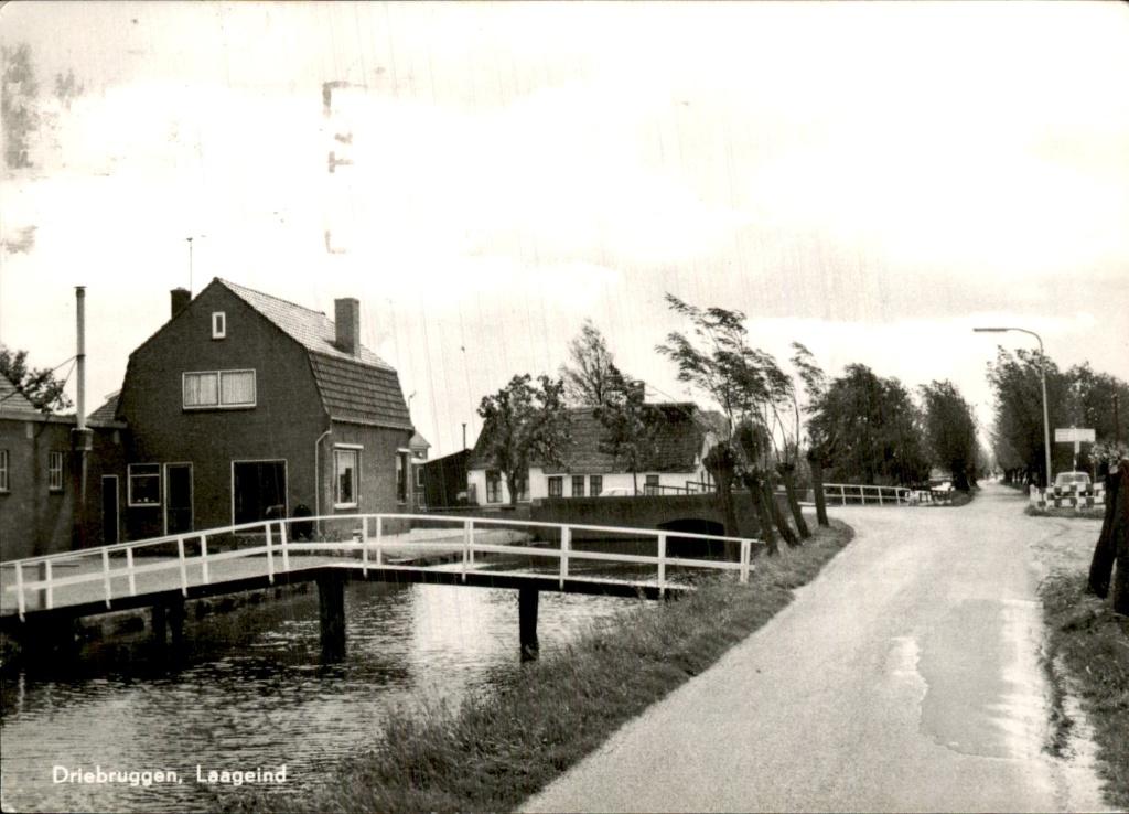 Driebruggen - Brug - Laageind, Ophalen of Verzenden, 1960 tot 1980, Gelopen, Zuid-Holland