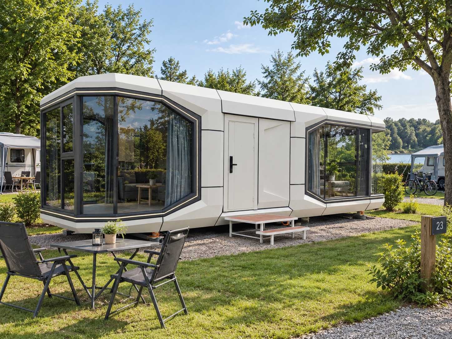 Greenverso X118 11,8x3,3 M Tiny house / Space woning / Capsu