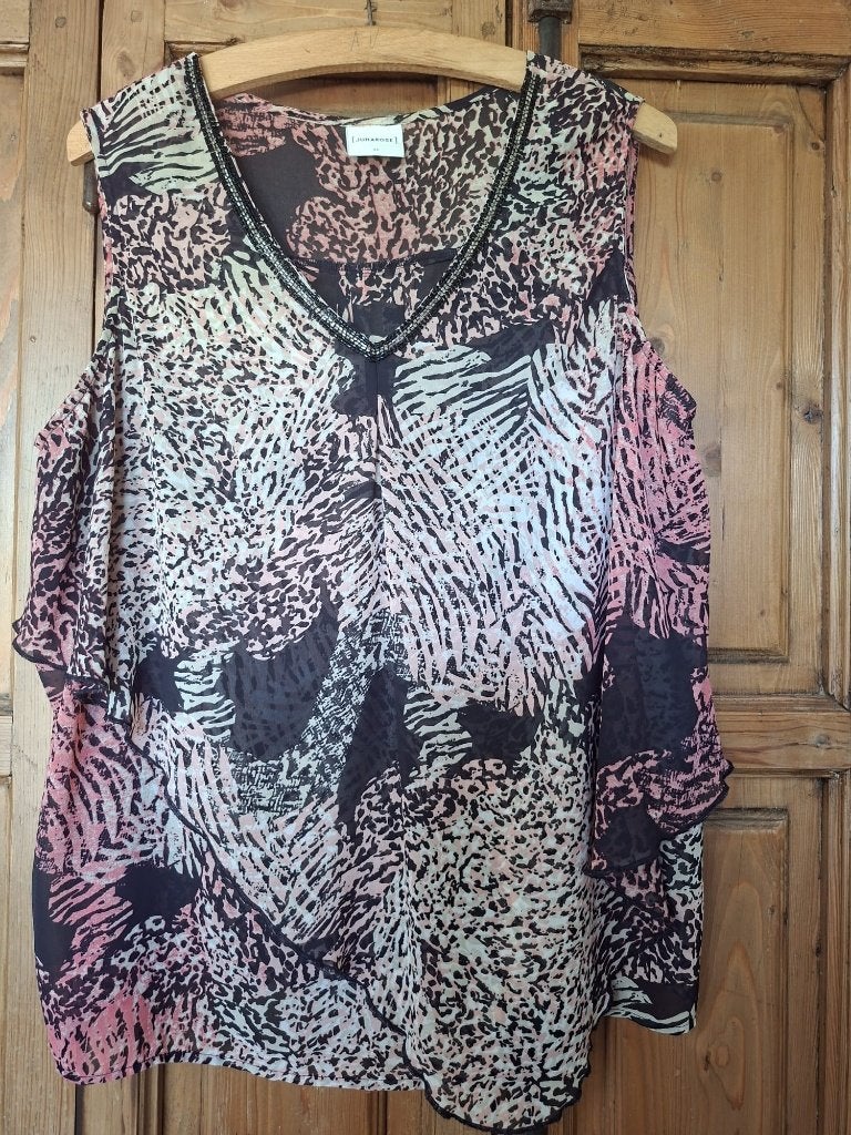 Zomers hemdje/bloesje van Junarose 44 XXL, Verzenden, Gedragen, Maat 46/48 (XL) of groter, Boven de knie