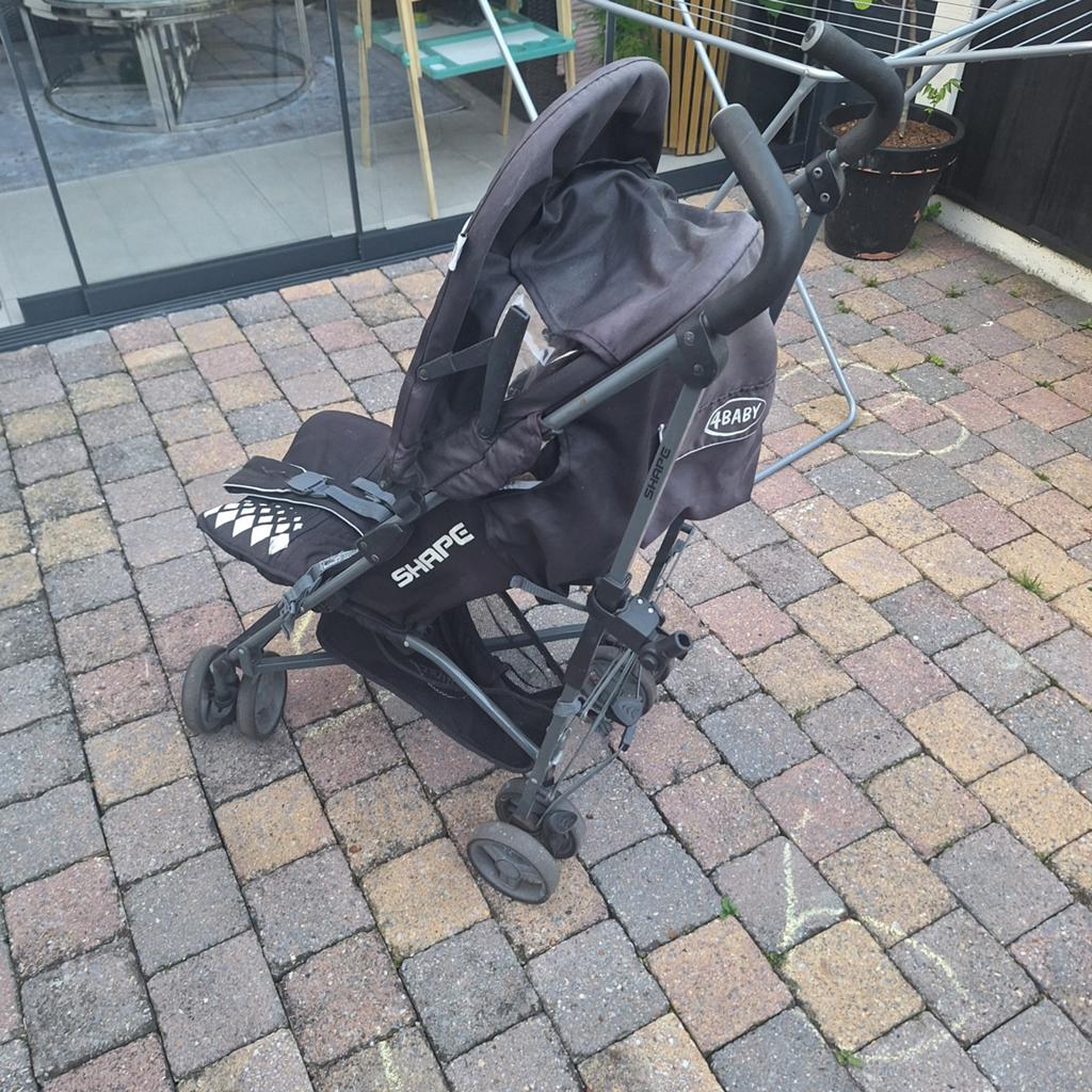4BABY Shape Buggy - Compact en Handig, Ophalen of Verzenden, Gebruikt, Overige merken, Verstelbare rugleuning