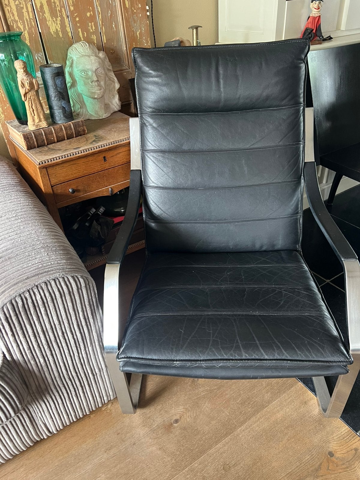 VINTAGE DESIGN LOUNGE CHAIR WALTER KNOLL, Huis en Inrichting, Stoelen, Ophalen, Gebruikt, Eén