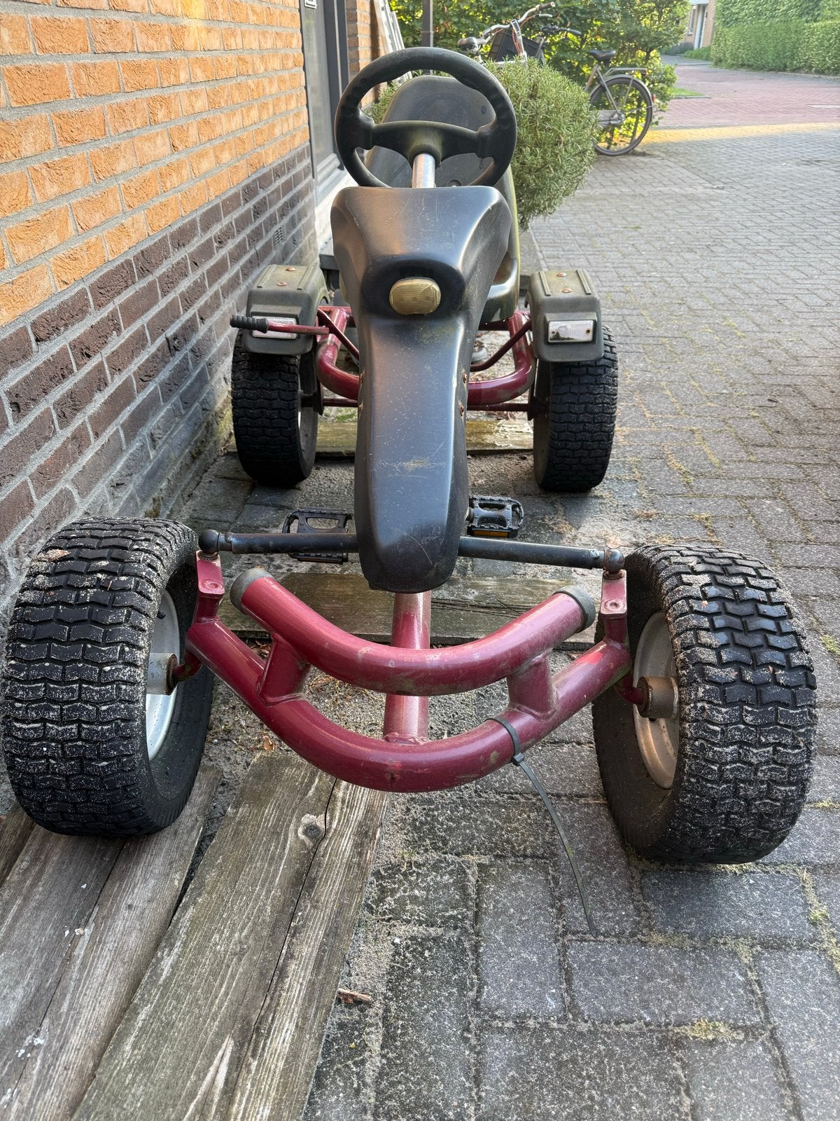 Stoere skelter met duozit - 1 ventiel is kapot, Ophalen, Gebruikt, Overige merken, Duozit