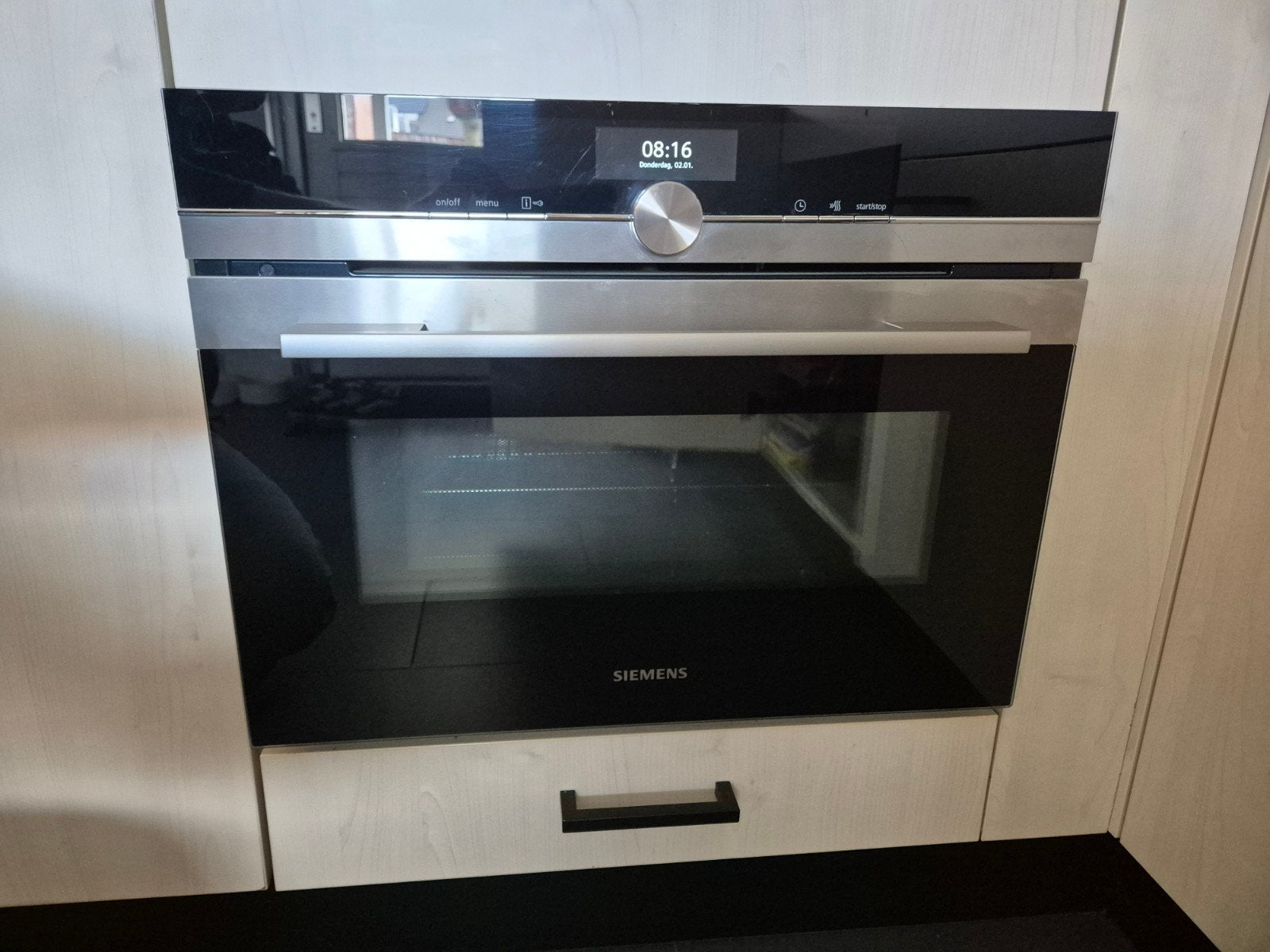 Siemens Combi-oven iQ700 met pyrolyse, Witgoed en Apparatuur, Ophalen, 45 tot 50 cm, Gebruikt, 60 cm of meer