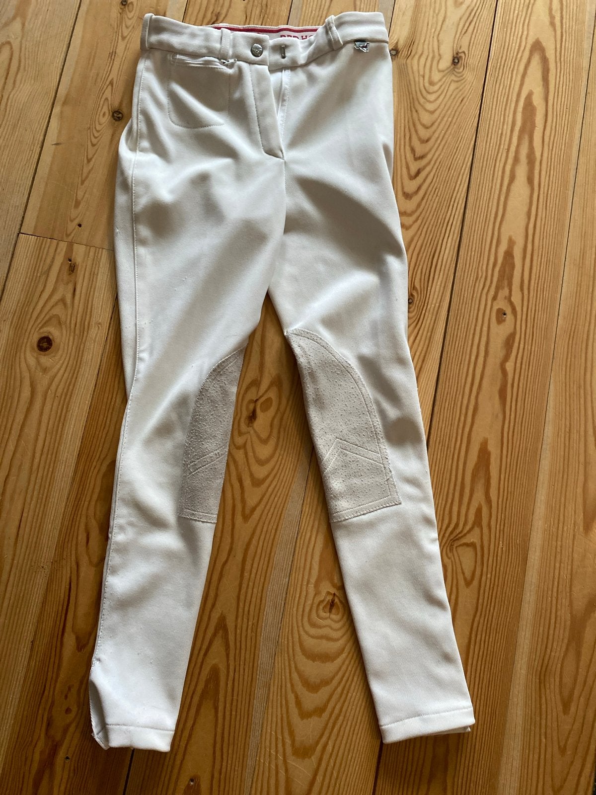 Paardrijbroek wit voor wedstrijden maat 164, Dieren en Toebehoren, Paardrijkleding, Ophalen of Verzenden, Dressuur, Onderkleding
