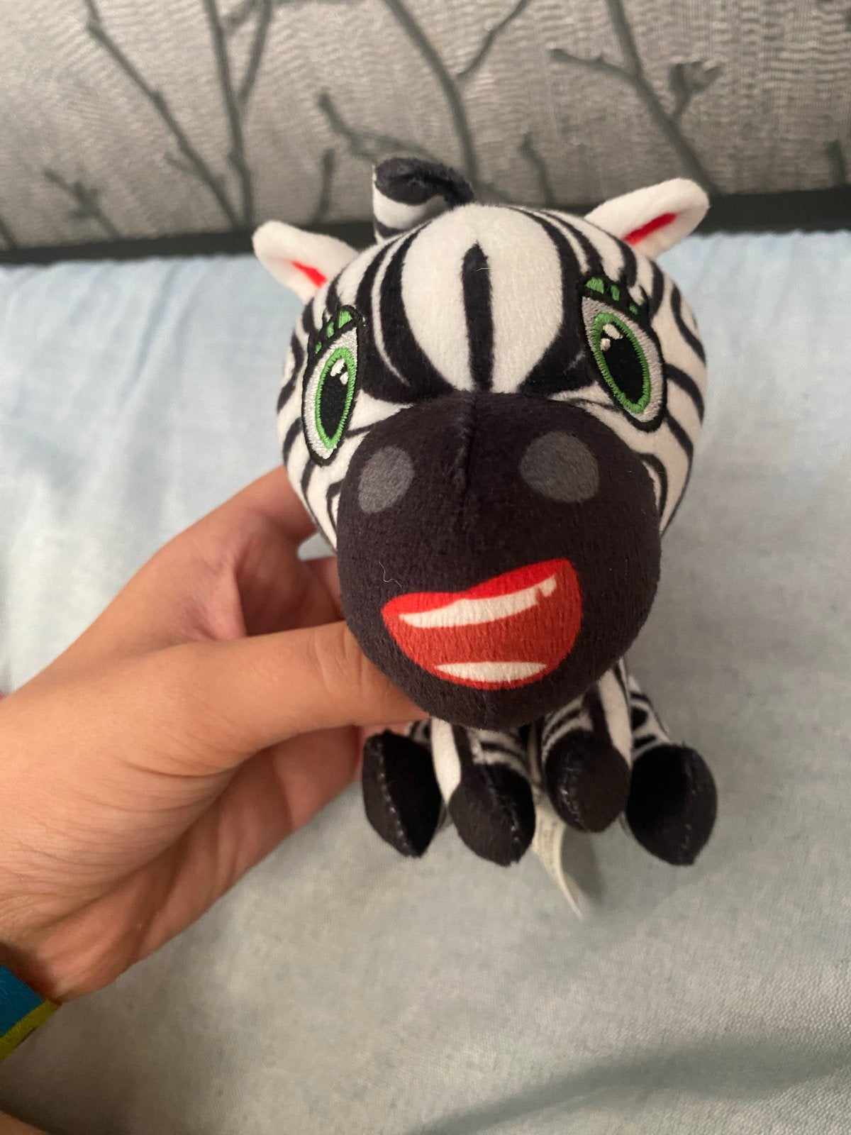 Lidl Safari Mini's Zebra Knuffel - Zo goed als nieuw, Lidl, Overige karakters, Overige typen, Zwart
