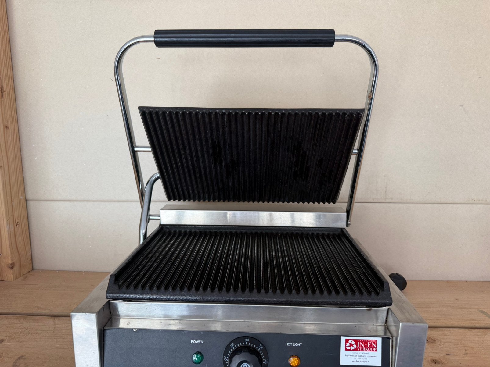 Profinox contactgrill incl garantie, Nl, Nulachtenvijftig.nl, Zo goed als nieuw, Ophalen