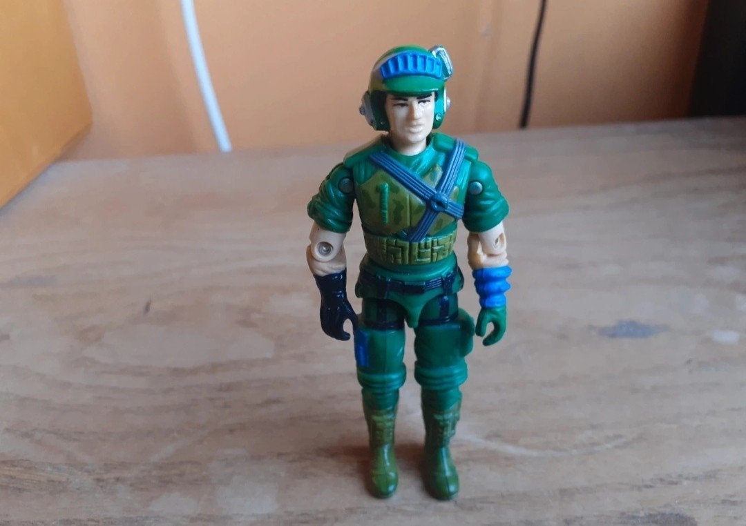 Gi joe gijoe blaster figuur 80s vintage, Ophalen of Verzenden, Gebruikt