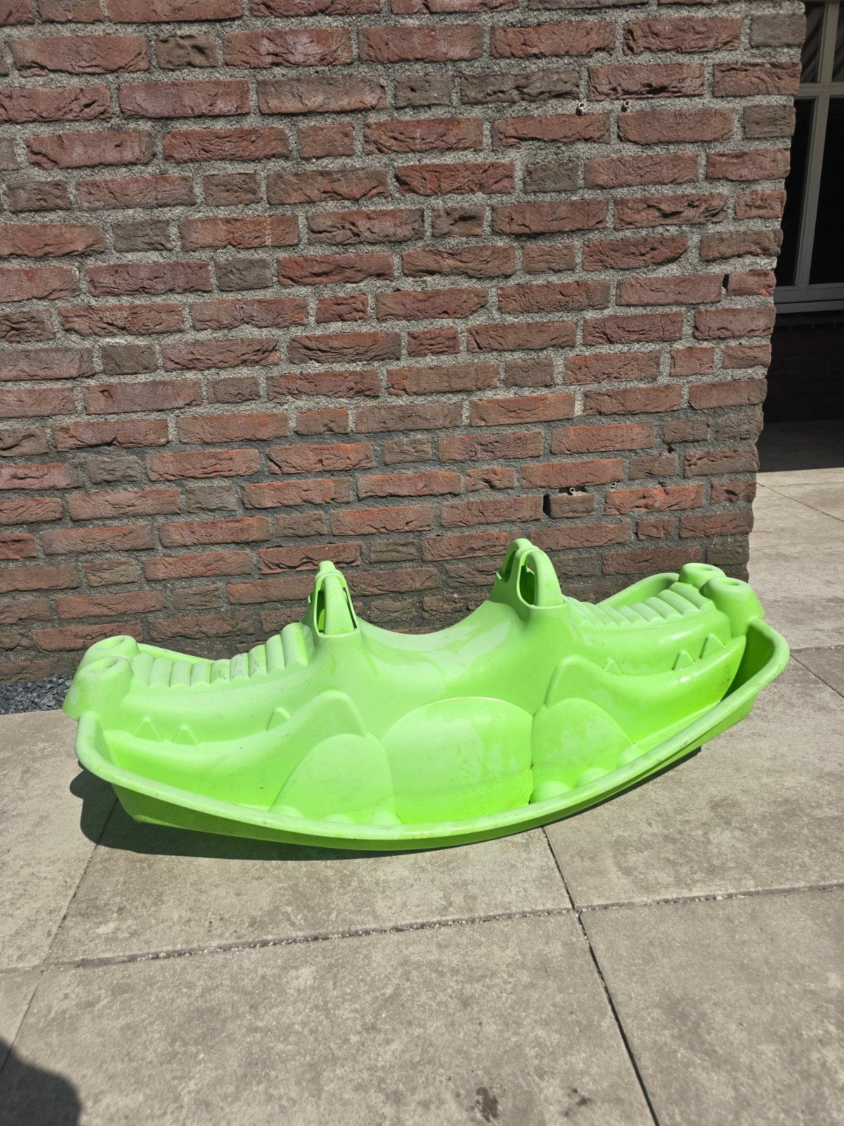 Groene Krokodil Wipwap voor Kinderen, Ophalen, Gebruikt