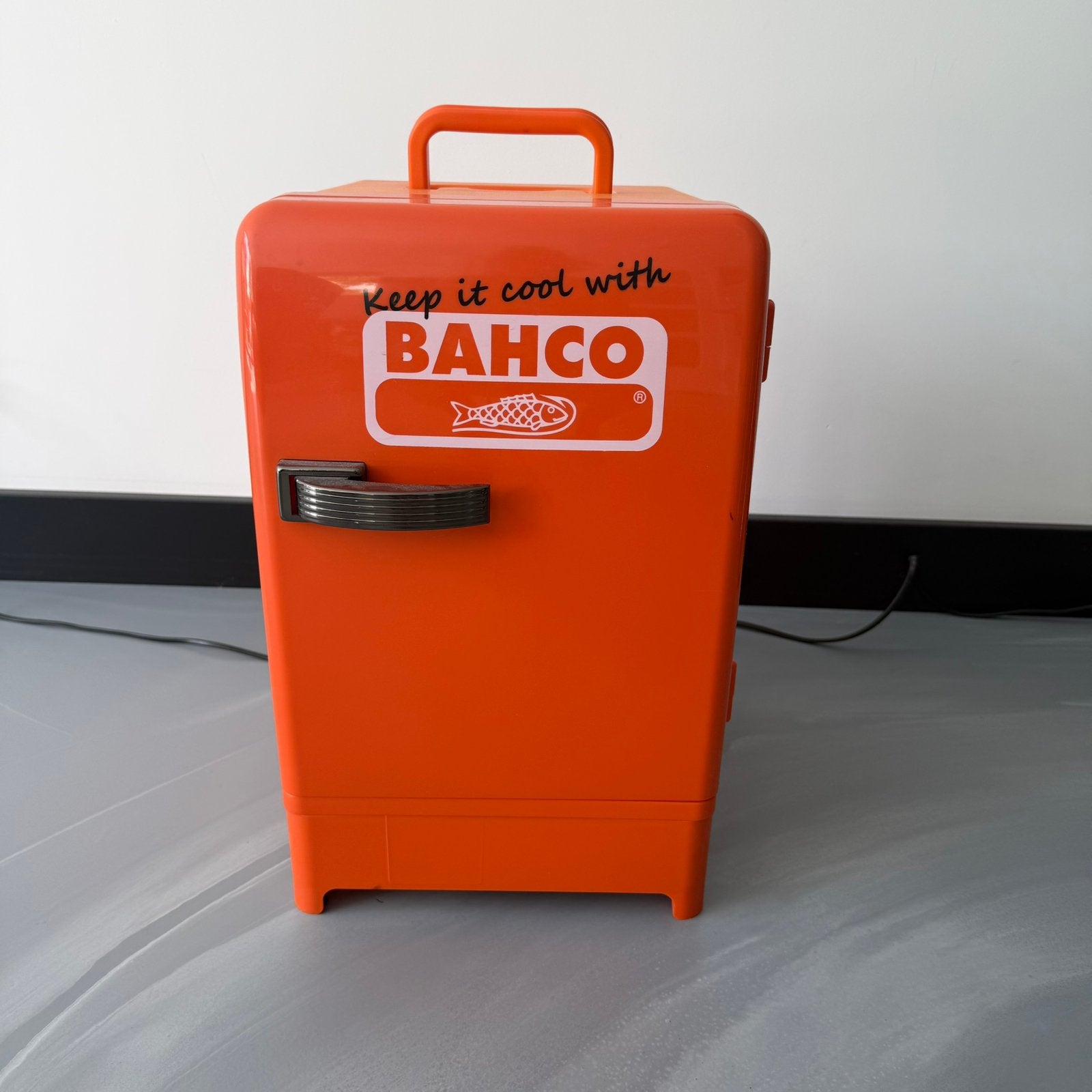 Mini koelkast retro look oranje, Ophalen, Zonder vriesvak, Minder dan 85 cm, Minder dan 75 liter