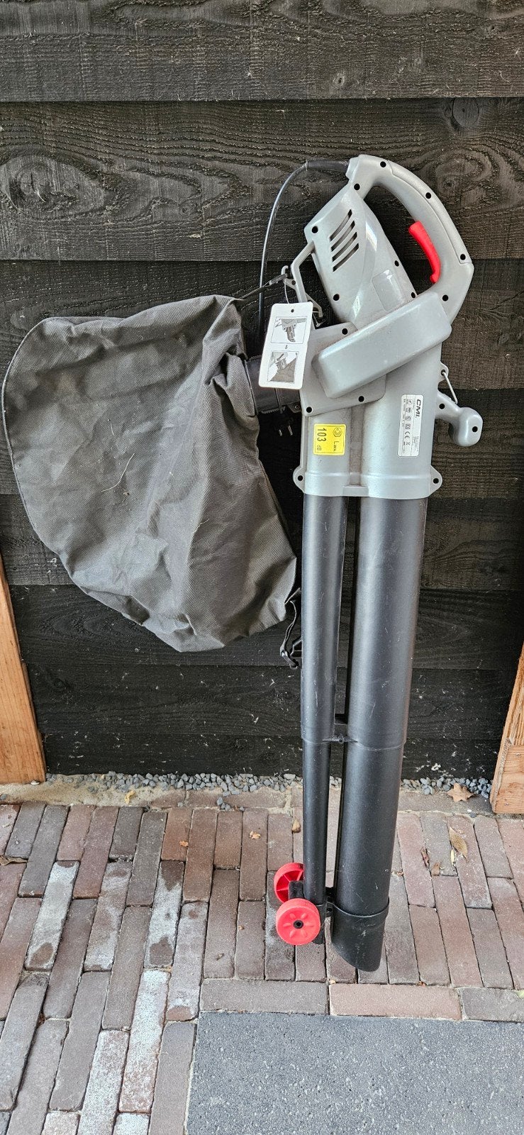 CMI C-ELS-2500 A Bladblazer/Bladzuiger 2500W, Tuin en Terras, Bladblazers, Ophalen, Gebruikt, CMI, Met opvangzak