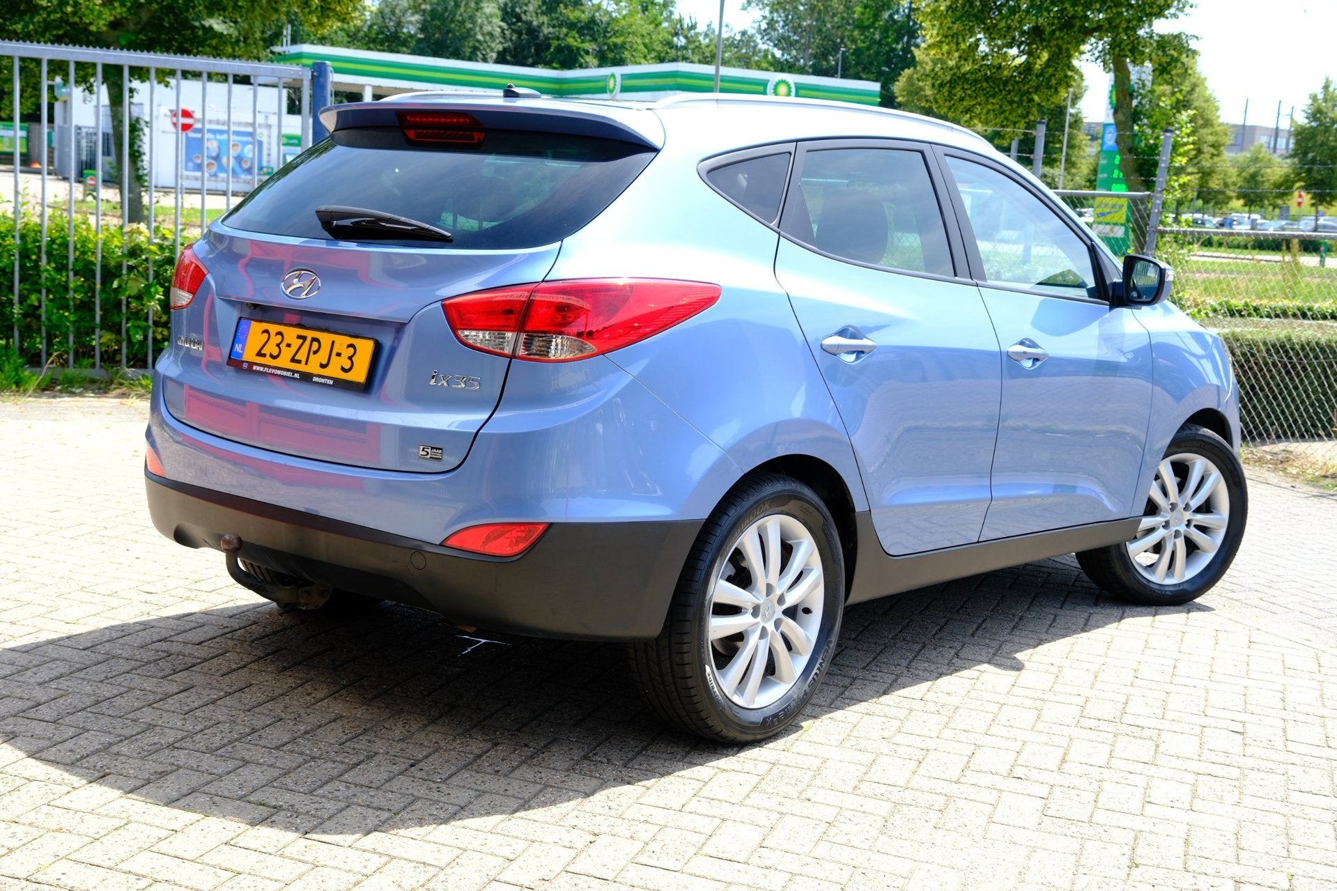 Hyundai Ix35 2.0i 163pk i-Catcher Leder|Pano|Navi|Clima|Cam, Auto's, Gebruikt, 4 cilinders, Blauw, 163 pk