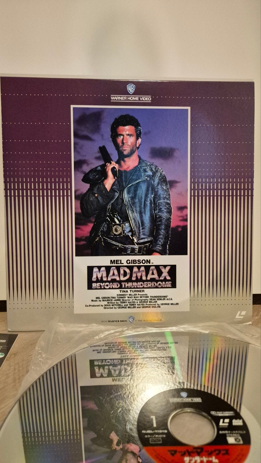 Mad Max Beyond Thunderdome Laserdisc, Film en Theater, Ophalen of Verzenden, Zo goed als nieuw, Overige typen