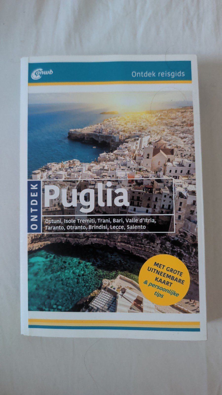 ANWB reisgids Puglia met kaart - Zo goed als nieuw, Boeken, Europa, Ophalen of Verzenden, Zo goed als nieuw, Reisgids of -boek