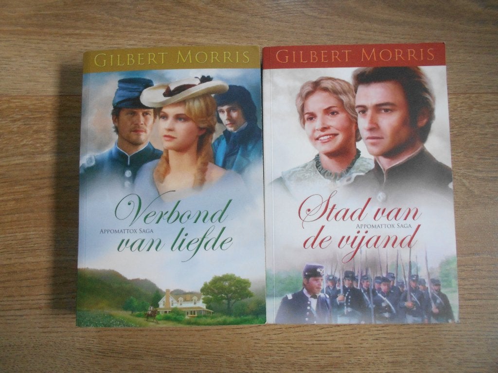Gilbert Morris Deel 1 en 2 van de serie Appomattox Saga, Ophalen of Verzenden, Zo goed als nieuw